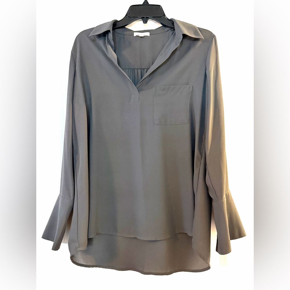 Pleione Charcoal Women's Blouse